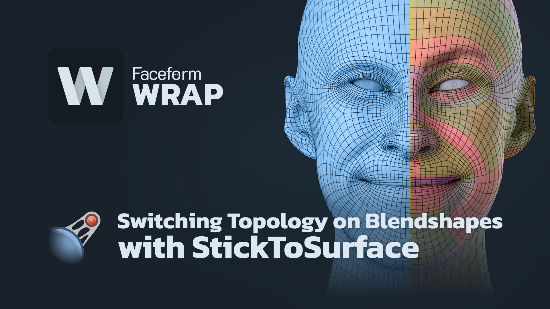 Switching Topology on Blendshapes with StickToSurface Node